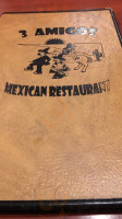 3 Amigos menu