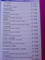 Strapizza menu