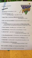 Sportrestaurant Happy Match Tennis- Und Freizeitanlage menu