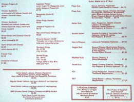 Firehouse Pizza menu