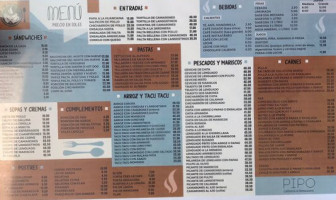 Restaurant Pipos menu