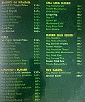 V4 Veggie Restaurant menu