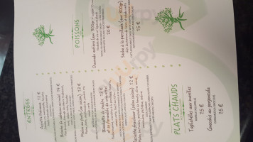 Cafe De L'avenir menu