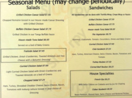 Ramsey Trailside menu