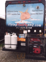 Flying Pink Pig Bbq inside