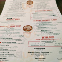 Bob Evans menu