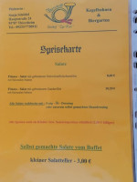 Gasthof Zur Post Thiersheim menu