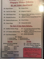 Coal Street Pub menu