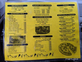 Dairy Oasis menu