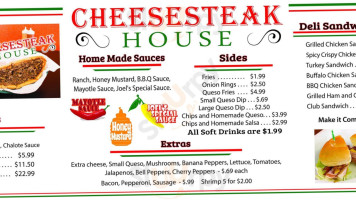 Cheesesteak House food