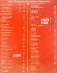 Cream Corner menu