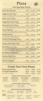 Casa De Pizza menu