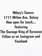 Mikey's Tavern food