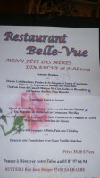 Belle Vue Sarralbe (sutter) menu