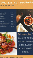 Au P'ti Bistrot Gourmand menu