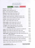 à Petit Budget De La Poste Pizzeria menu