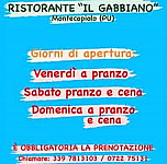 Il Gabbiano menu