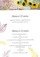 Auberge Des Papes menu