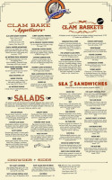 The Laughing Clam Llc menu