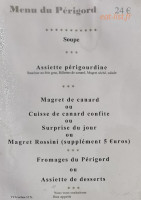 Ferme Auberge De La Colline menu