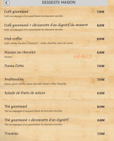 L'imprévu menu