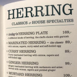 Schønnemann Menu