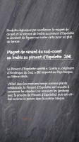 Le Trouher Creperie Bretonne menu