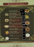 Le Bosphore menu