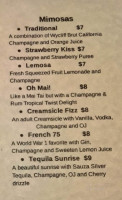 Toasted menu