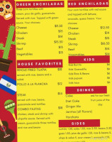 Casa Latina Pupusas Y Mas menu