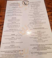 Popover Bistro Bakery menu