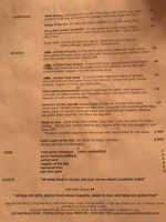 Homespun Kitchen And menu