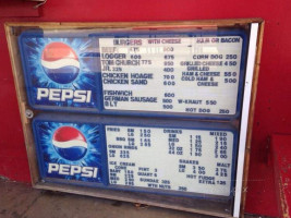 Czer's Drive-in menu