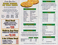 Demetre's Pizza menu