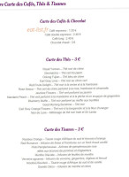 Domaine Moulin Lachaud menu