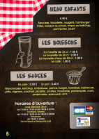 Friterie Size menu