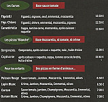 Chez Jean Pizza A Emporter menu