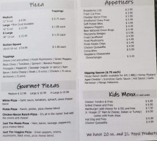 Novick's menu