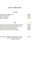 Partage Des Saveurs menu