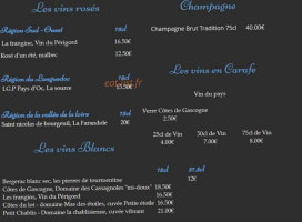 L'optimiste menu