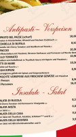 Bel Paese menu