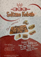 Sultane Kebab menu