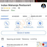 Maharaja Oesterbro Inde