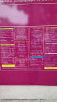 La Grande Fontaine menu