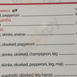 Buffalo Menu