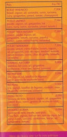 Curry Et Cie menu