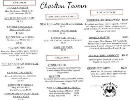 Charlton Tavern menu