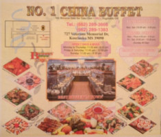 Number One China Buffet food