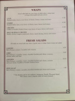 Bismarcks Main Street Grill menu