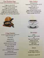 Bellevue Cafe menu